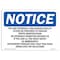 Signmission Sign, 7" H, 10" W, Rigid Plastic, NOTICE You Are Entering An FDA Audited Facility Sign, Landscape OS-NS-P-710-L-16912 - alternate 1